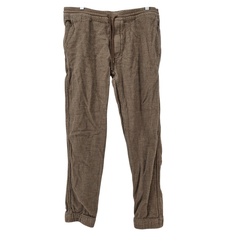 Taylor Stitch Apres Pant Jogger Men's Large Cypress Sashiko Drawstring Tapered